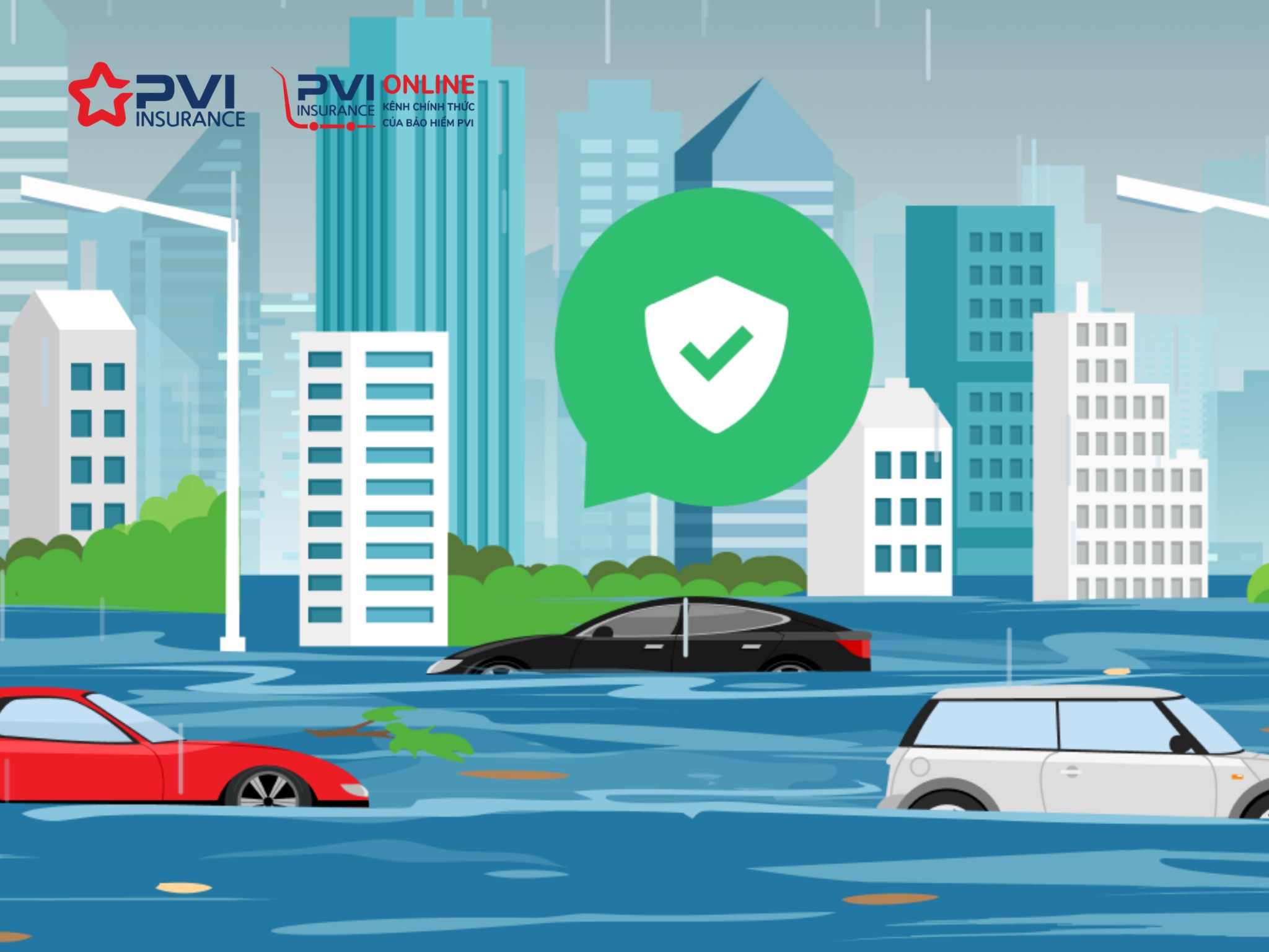 bảo hiểm thủy kích bảo vệ động cơ khi bị vào nước