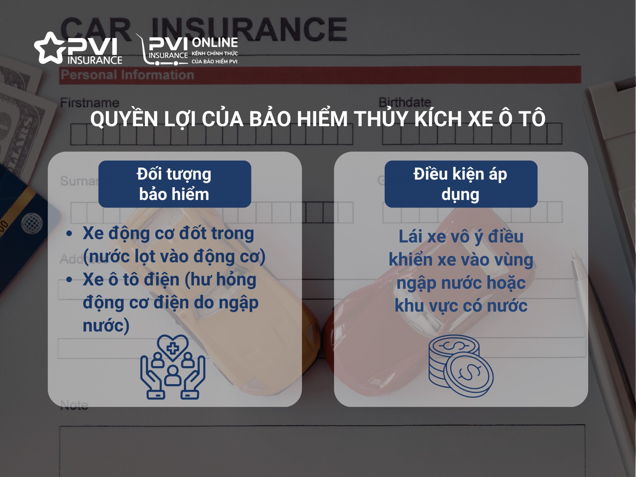 quyền lợi của bảo hiểm thuỷ kích