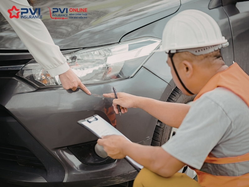 Thực hiện quy trình giám định xe trước khi ký hợp đồng